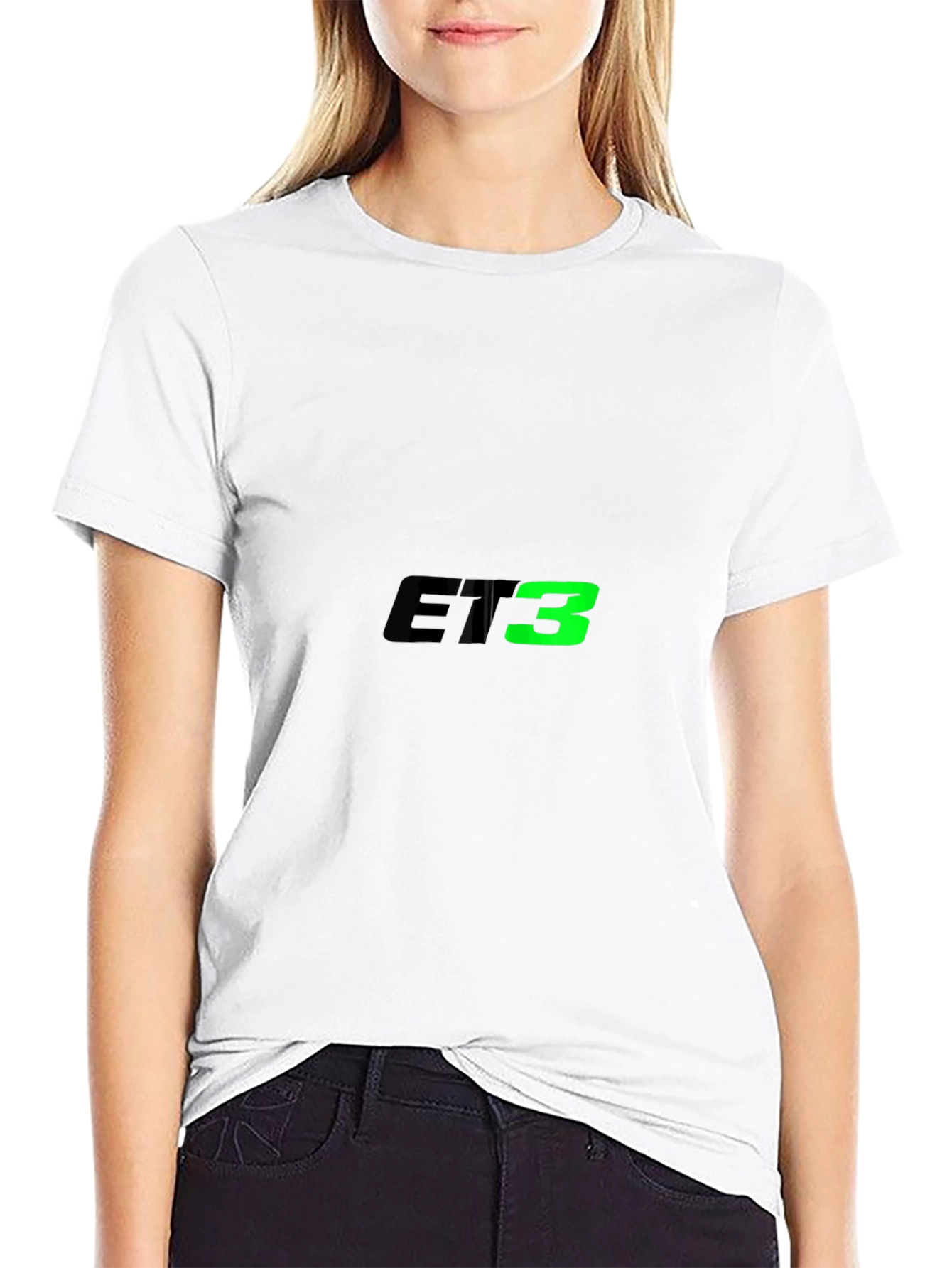 Mens Black ET3 Graphic T-Shirt