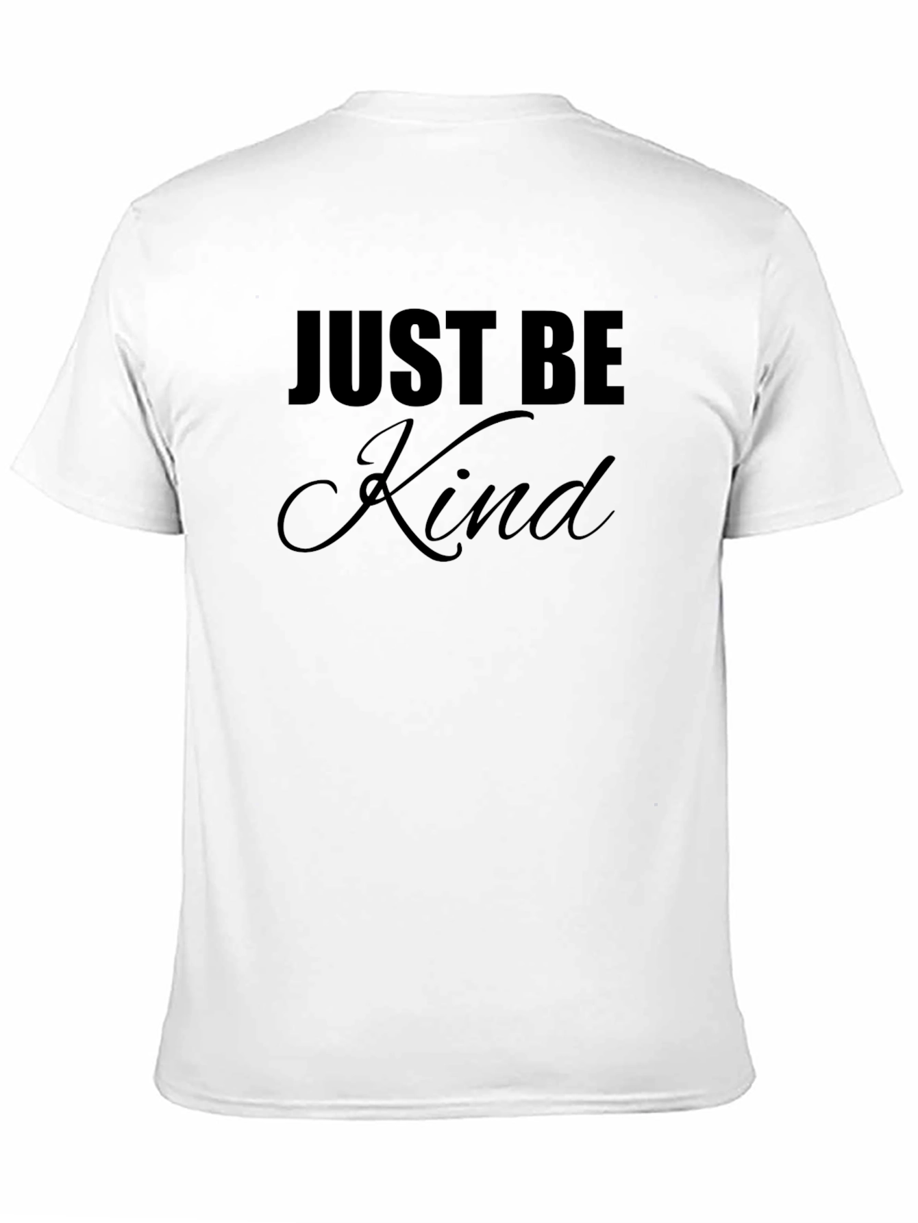 Just Be Kind Graphic Tee - Black Casual T-Shirt
