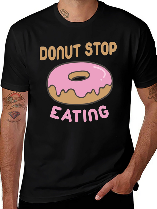 Donut Stop Eating Graphic T-Shirt