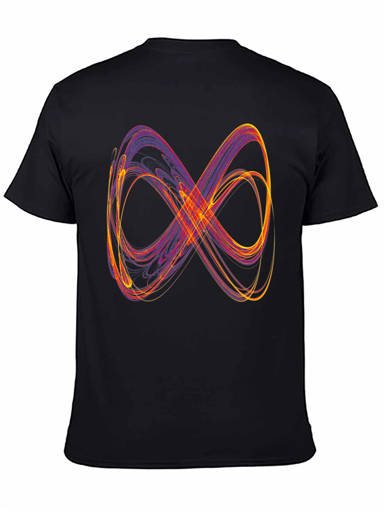Infinity Symbol Graphic Tee - Soft Black T-Shirt