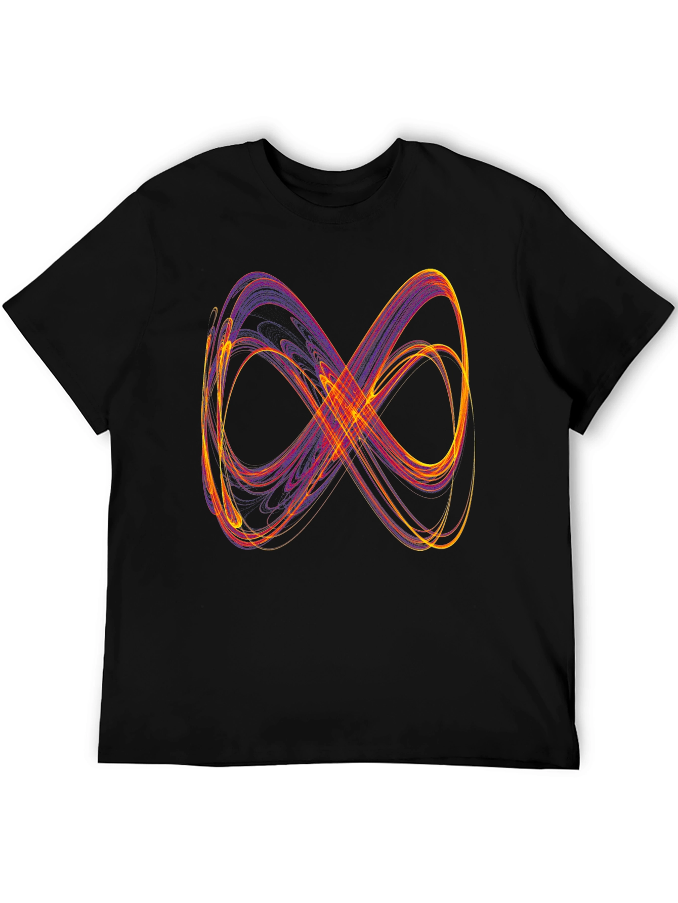 Infinity Symbol Graphic Tee - Soft Black T-Shirt