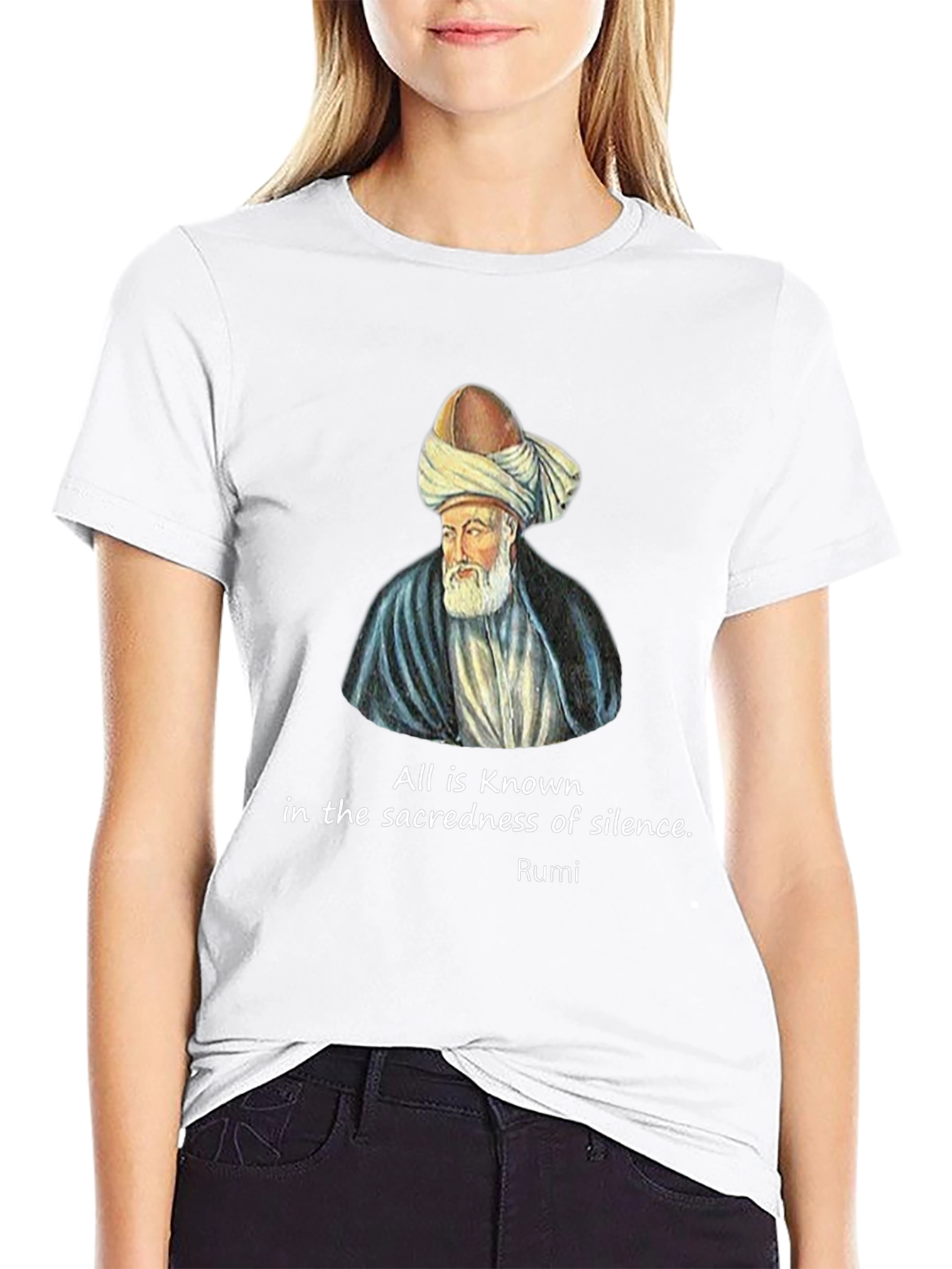 Rumi Quote Black T-Shirt