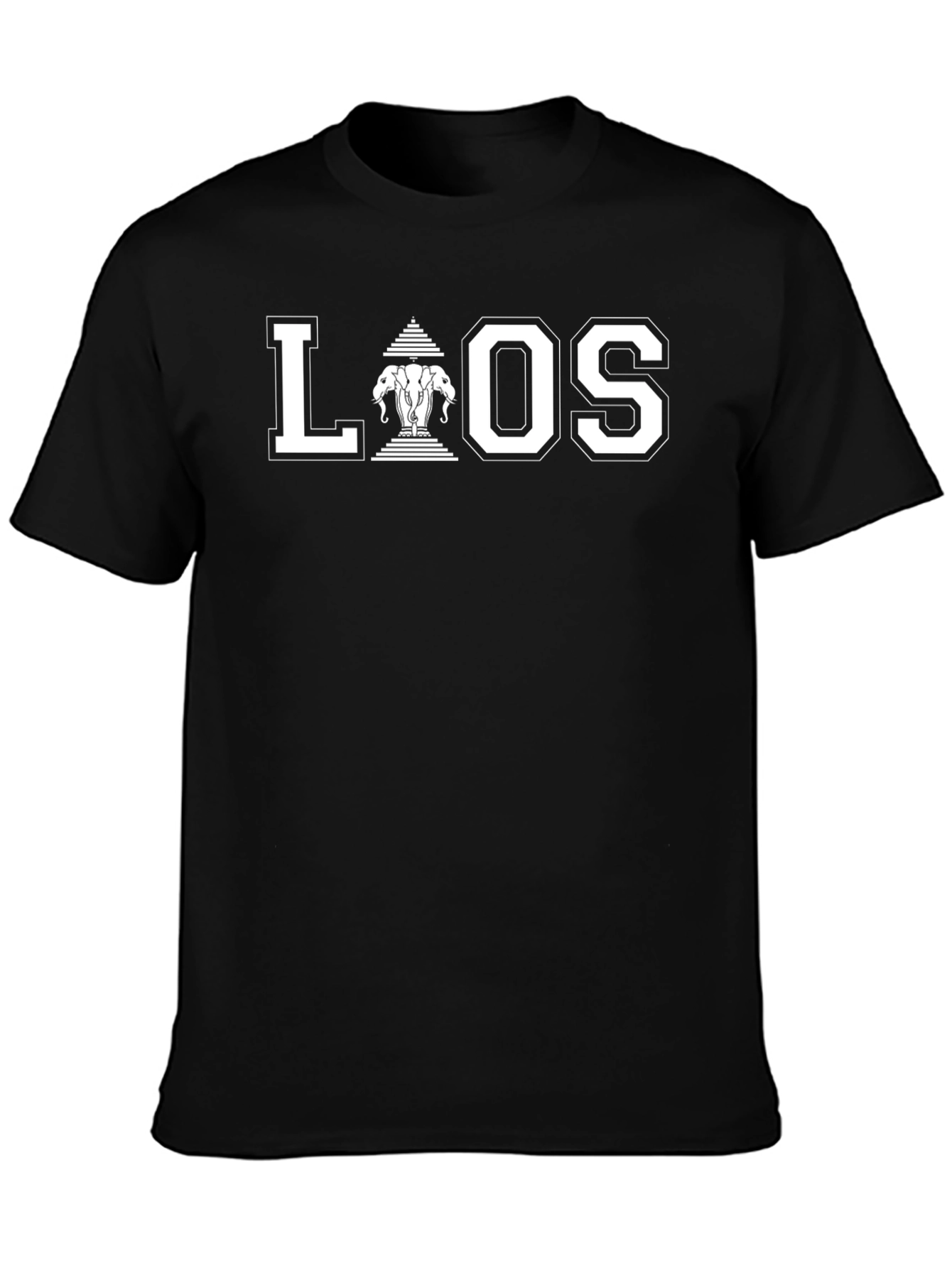 LAOS Elephant Graphic T-Shirt