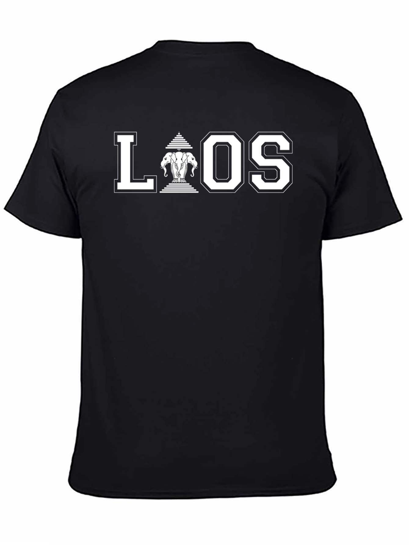 LAOS Elephant Graphic T-Shirt