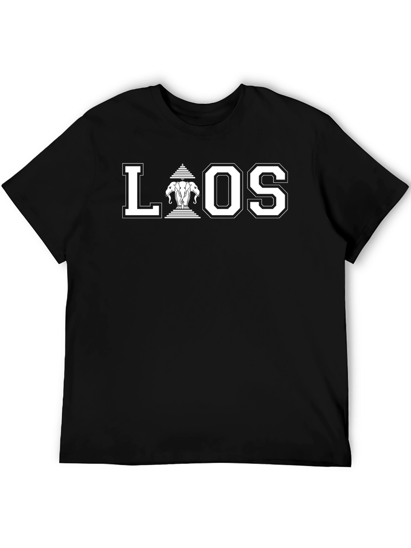 LAOS Elephant Graphic T-Shirt
