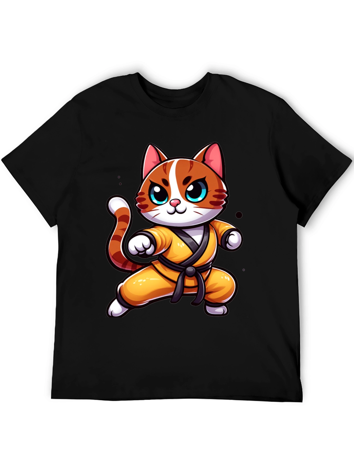 Karate Cat T-Shirt - Martial Arts Kitten Tee