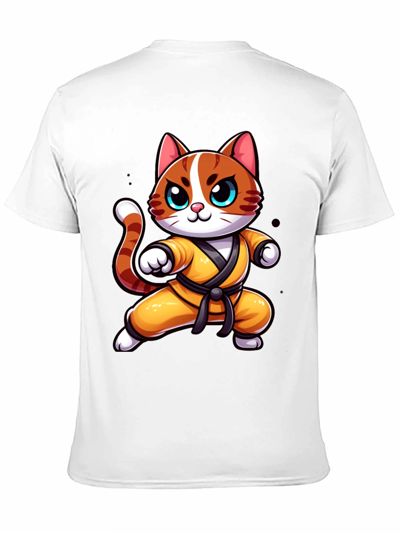 Karate Cat T-Shirt - Martial Arts Kitten Tee