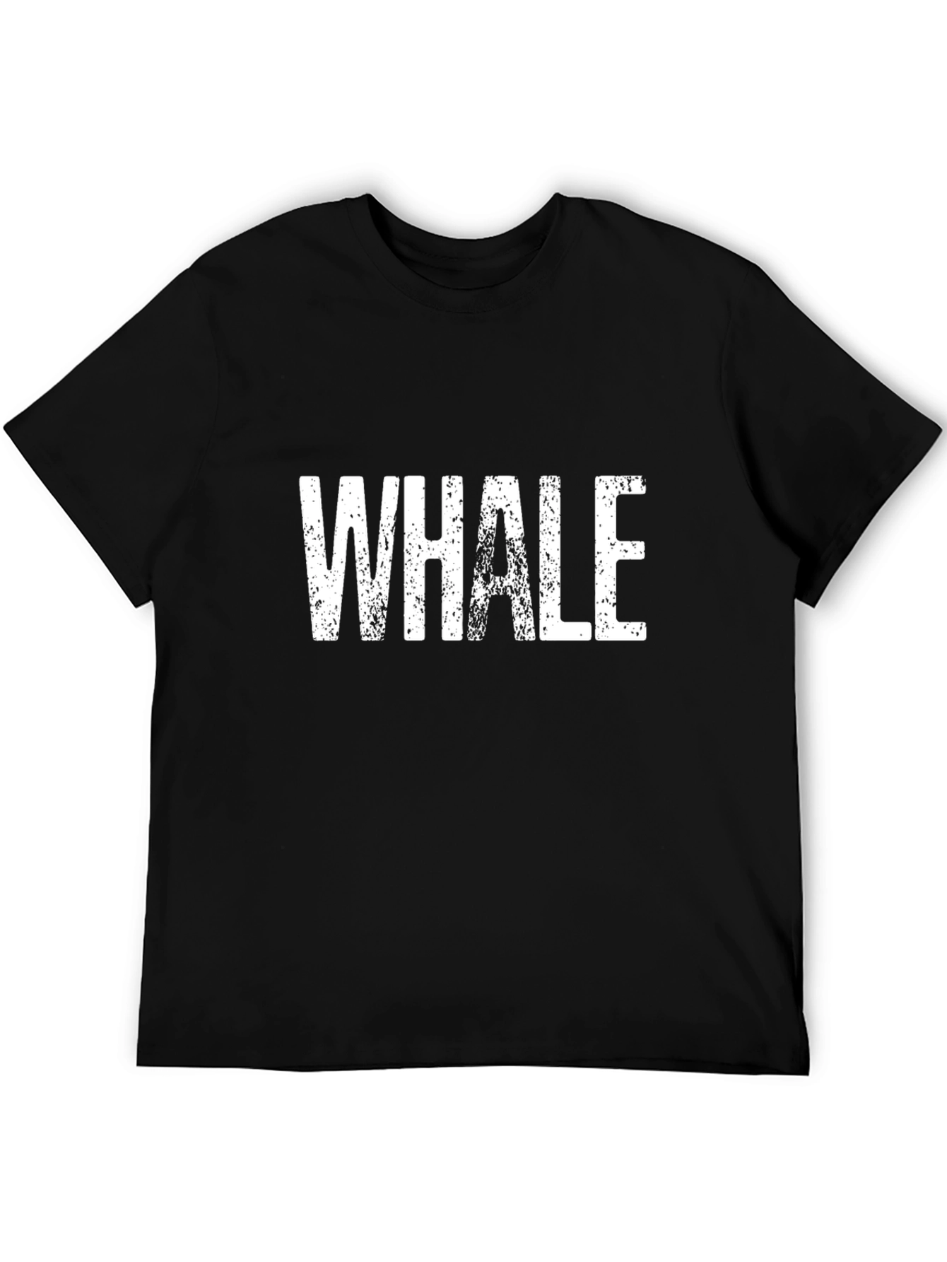 Whale Graphic Black T-Shirt