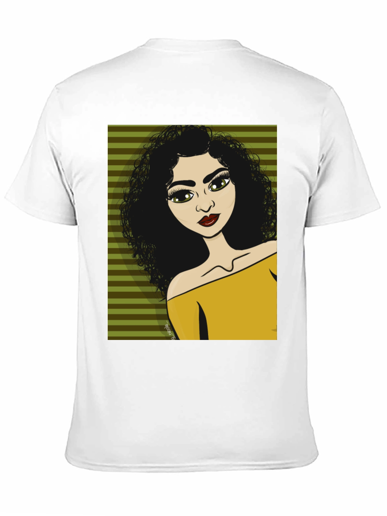 Stylish Black T-Shirt with Cartoon Graphic