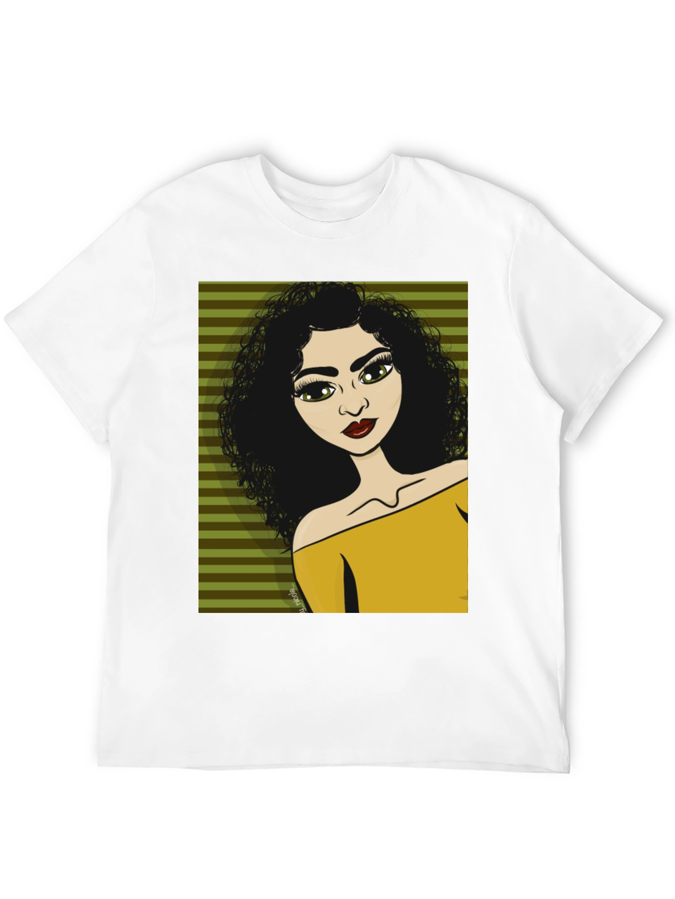 Stylish Black T-Shirt with Cartoon Graphic