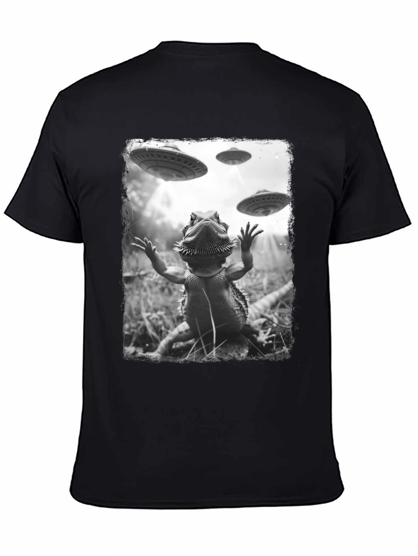 Bearded Dragon Alien Abduction T-Shirt