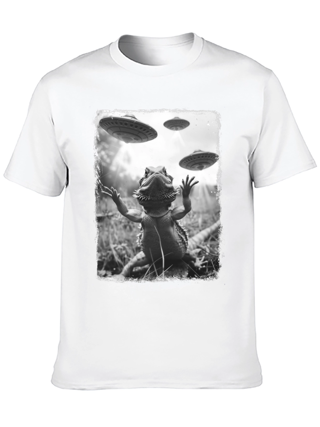 Bearded Dragon Alien Abduction T-Shirt