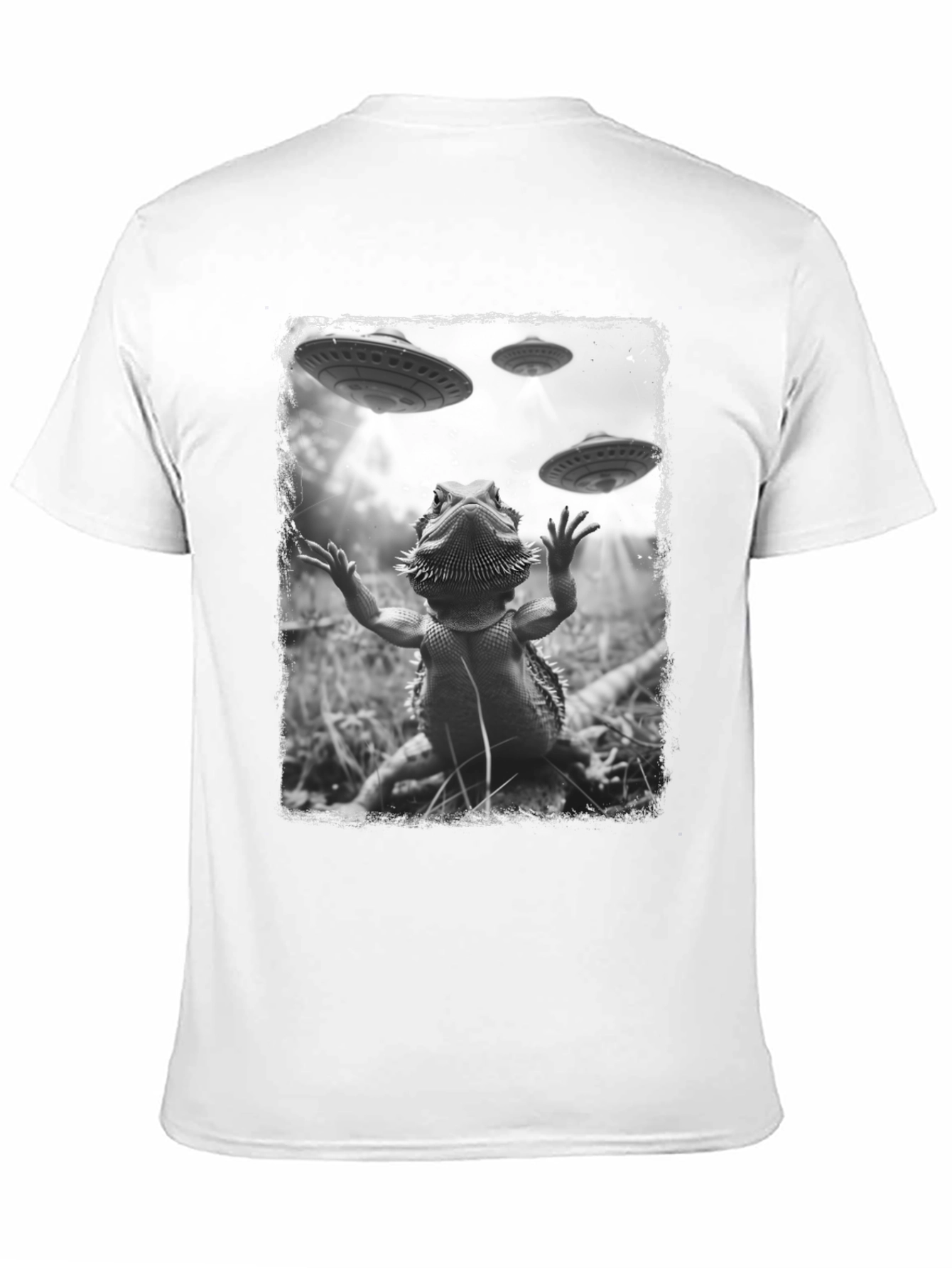 Bearded Dragon Alien Abduction T-Shirt