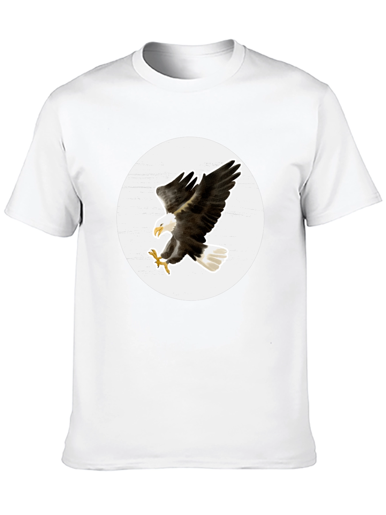 Bald Eagle Graphic T-Shirt - Black