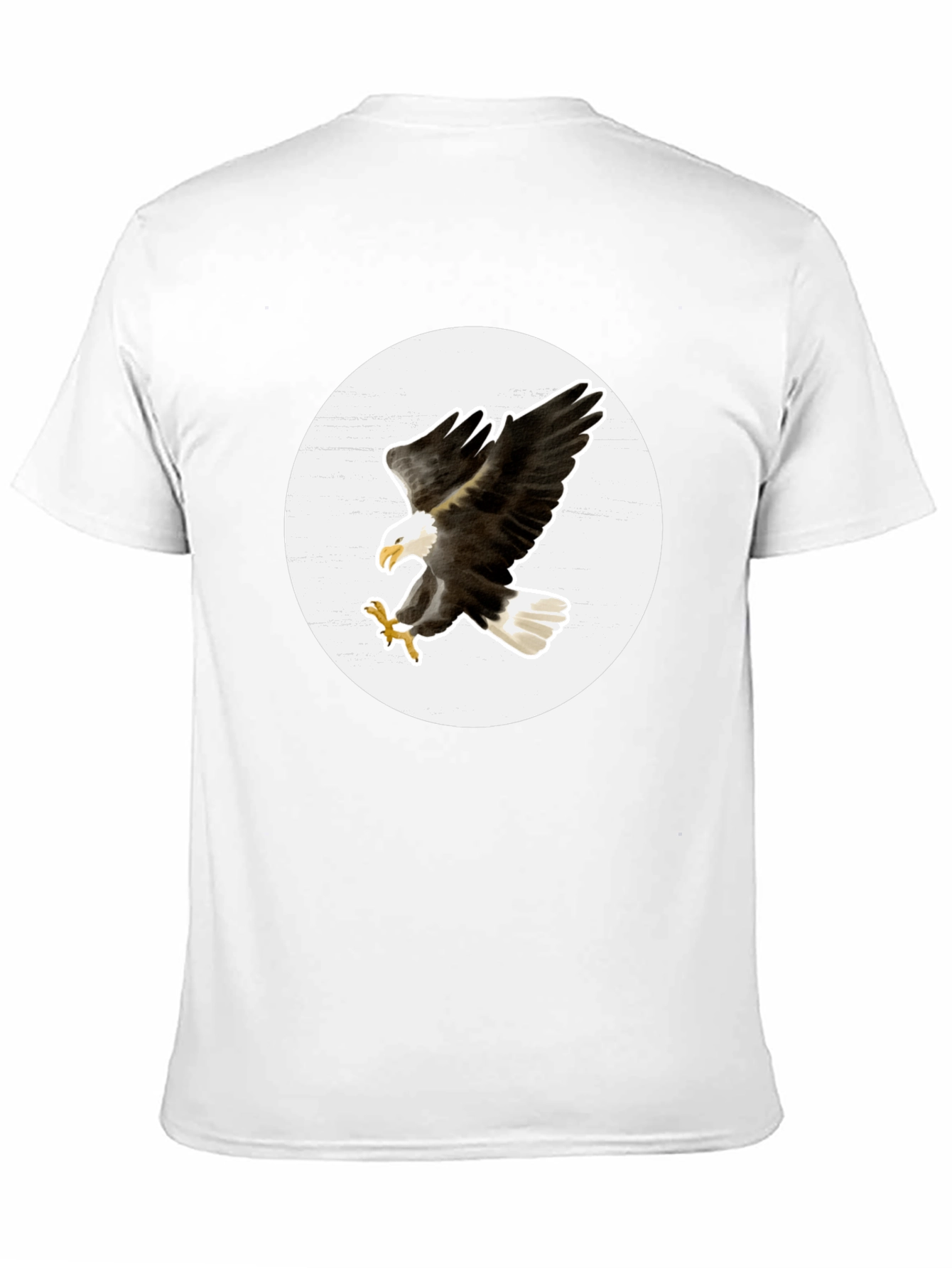 Bald Eagle Graphic T-Shirt - Black