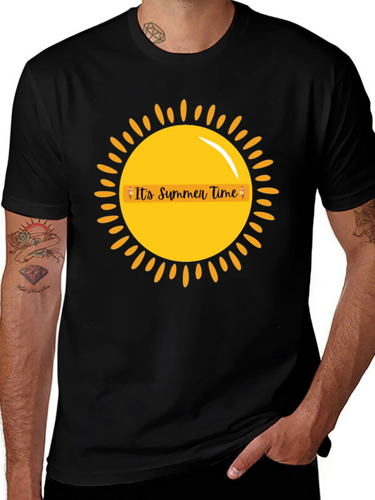 Summer Time Graphic Tee - Black