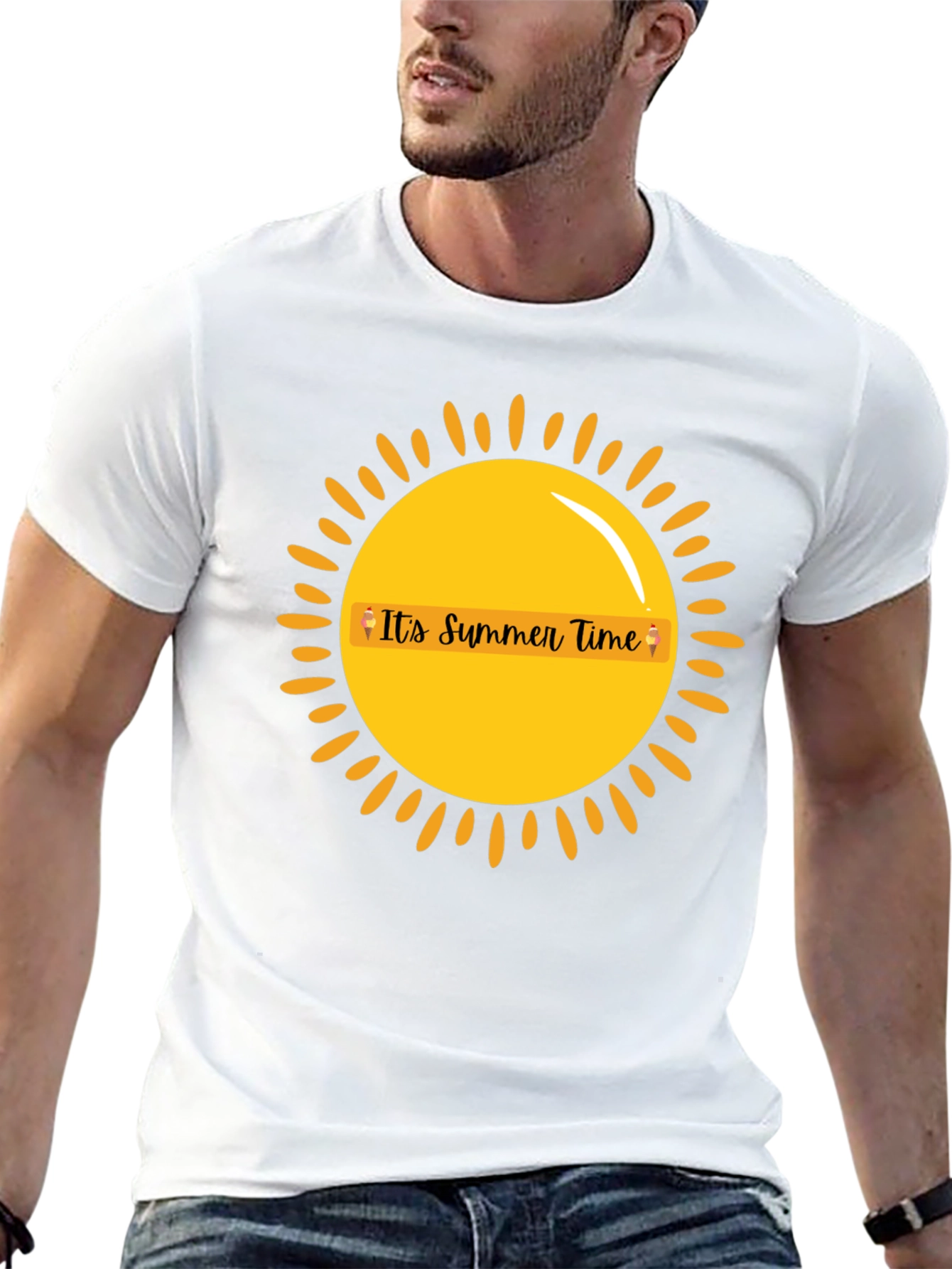 Summer Time Graphic Tee - Black