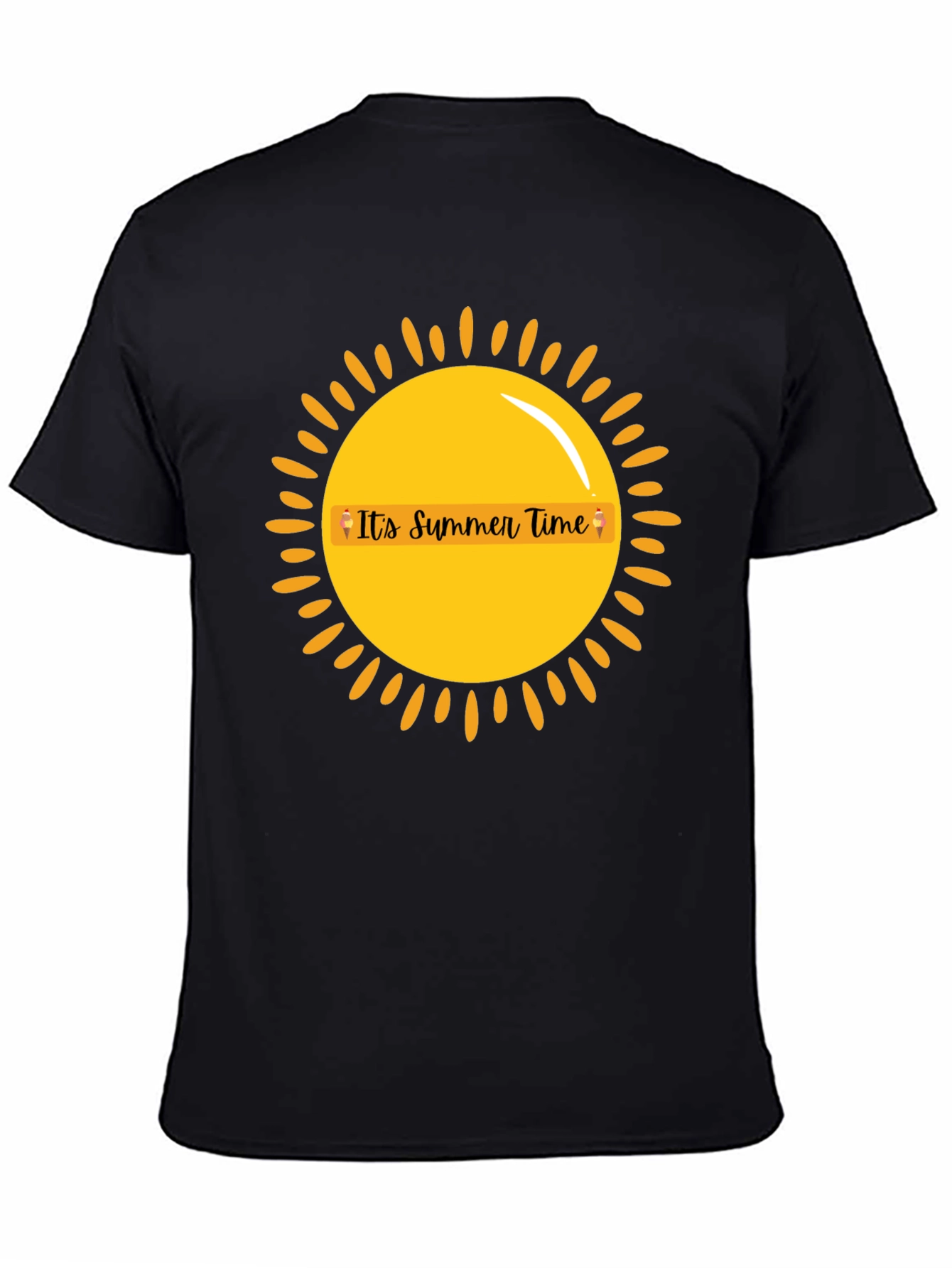 Summer Time Graphic Tee - Black