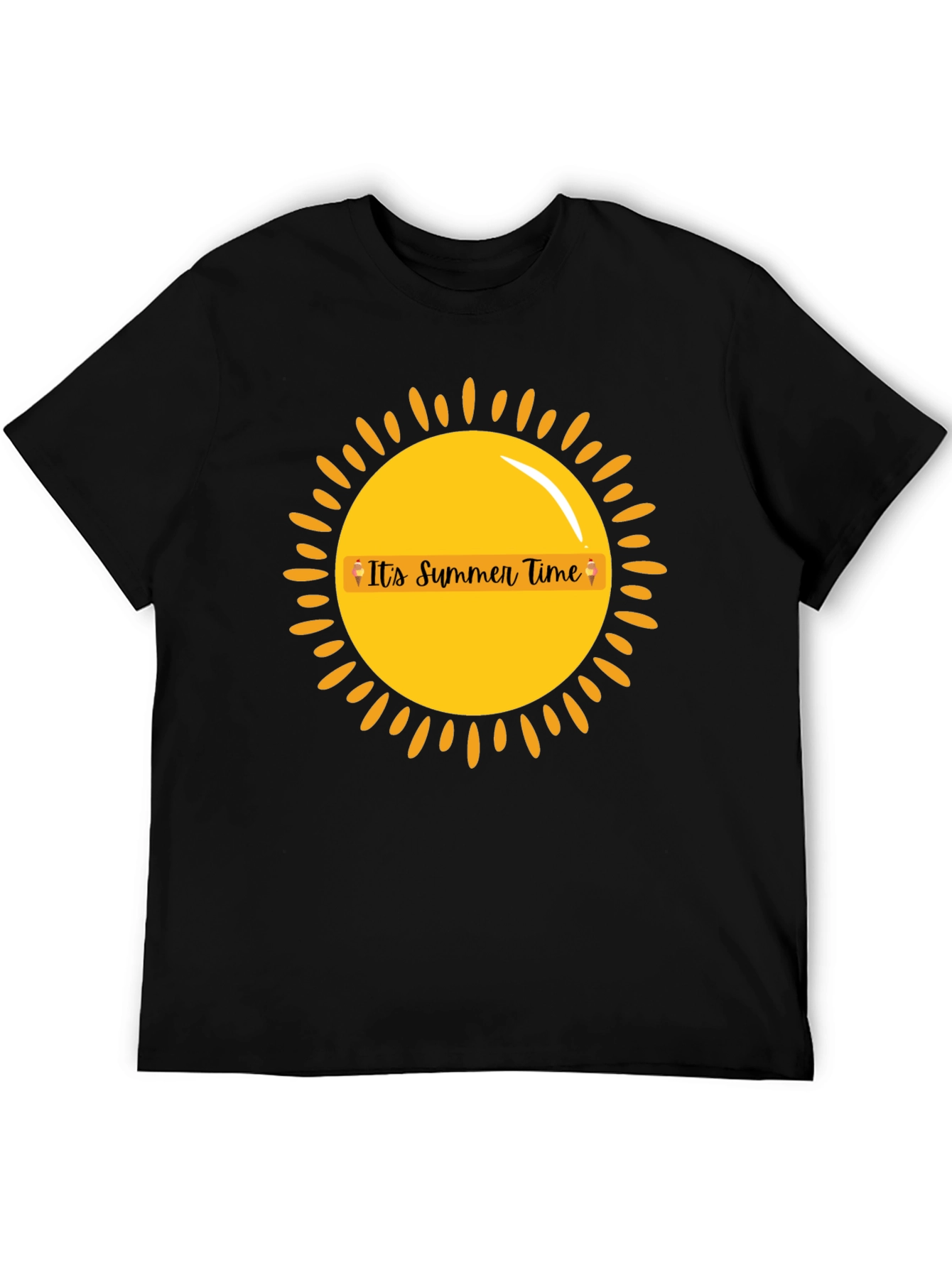Summer Time Graphic Tee - Black