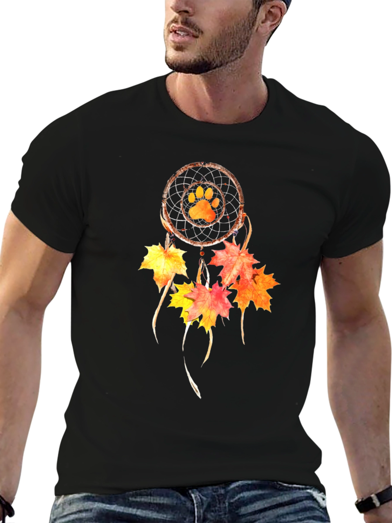 Paw Print Dream Catcher T-Shirt