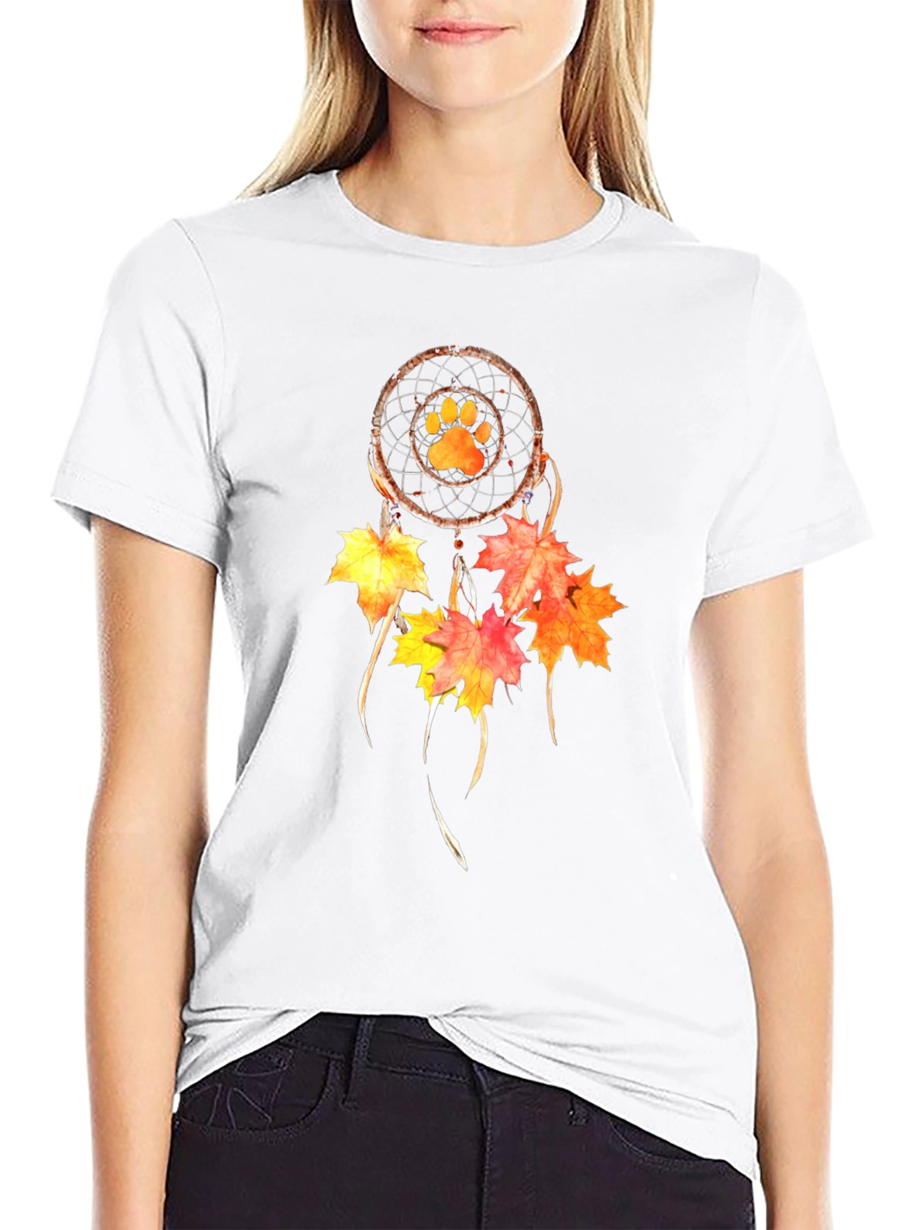 Paw Print Dream Catcher T-Shirt