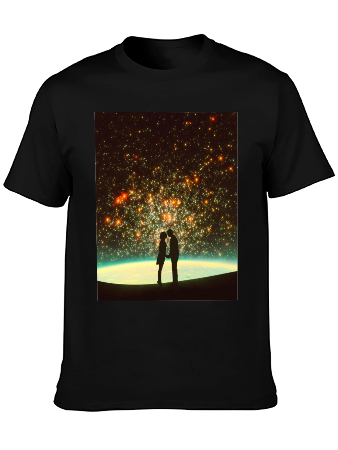 Romantic Stargaze T-Shirt - Unisex Black Tee