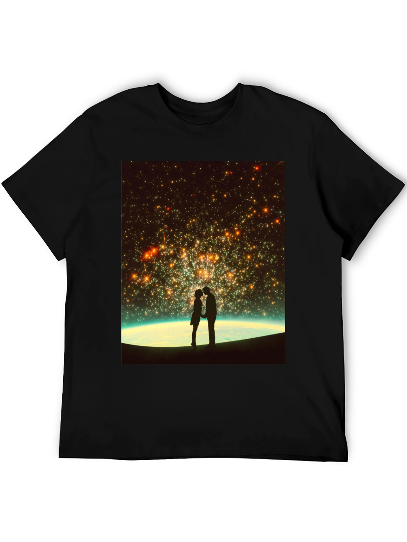 Romantic Stargaze T-Shirt - Unisex Black Tee