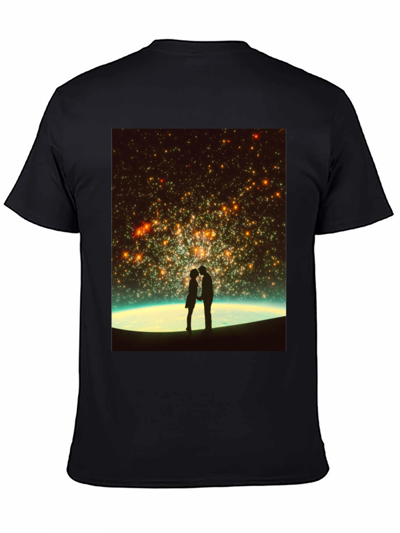 Romantic Stargaze T-Shirt - Unisex Black Tee