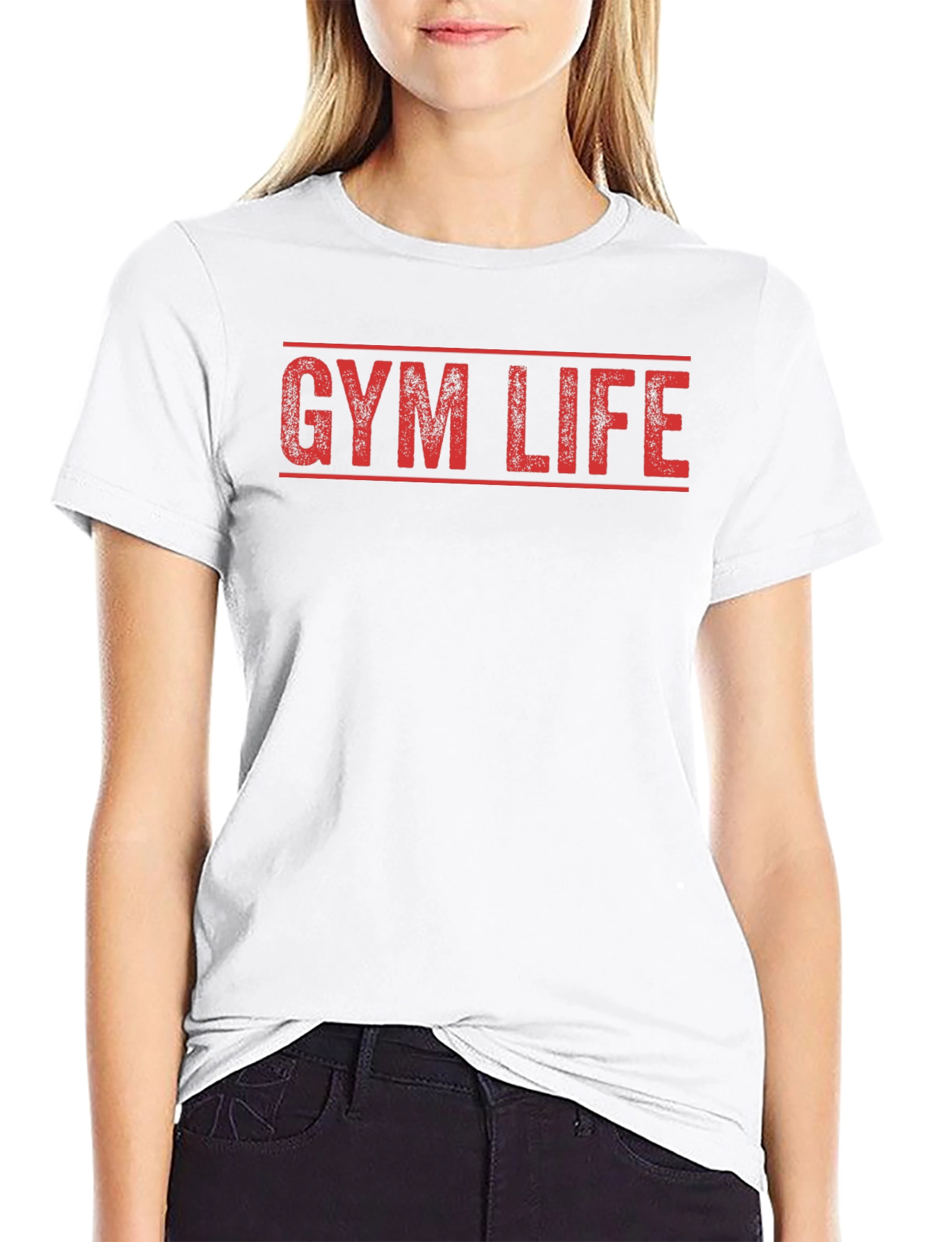 Gym Life Graphic Tee - Workout Motivation Shirt