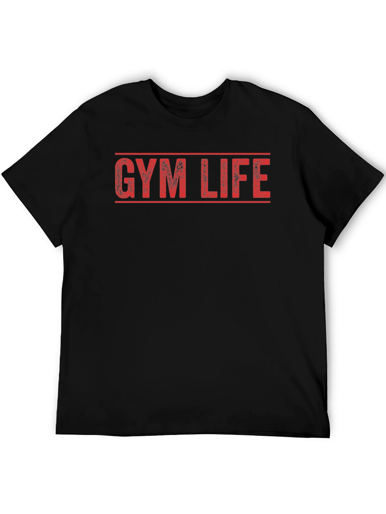 Gym Life Graphic Tee - Workout Motivation Shirt