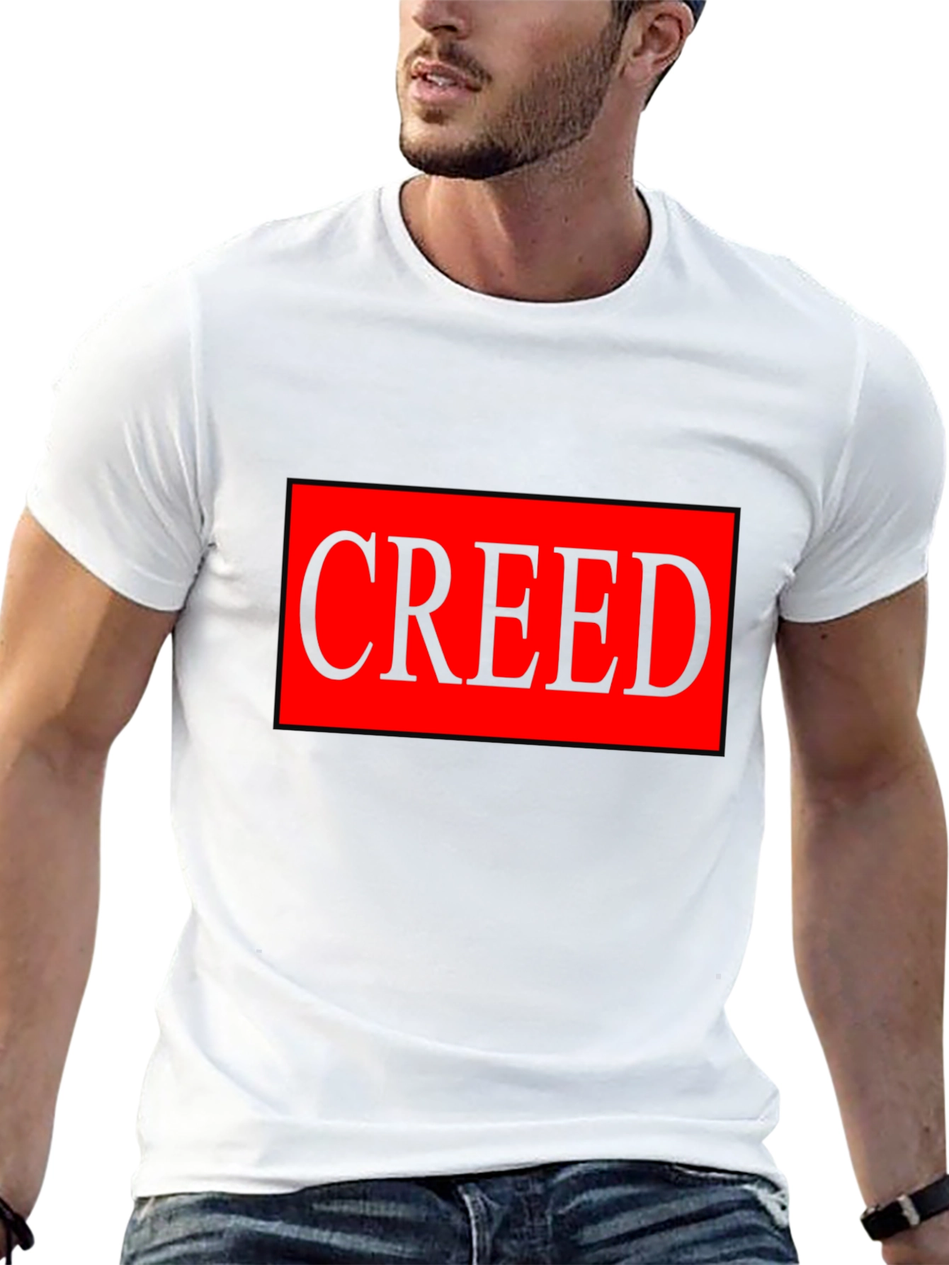 Creed Graphic T-Shirt - Black - Bold Statement Tee