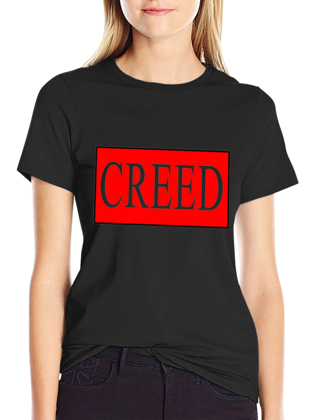 Creed Graphic T-Shirt - Black - Bold Statement Tee