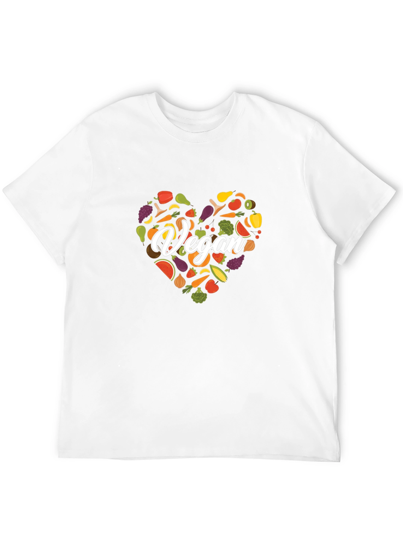 Vegan Heart Graphic Tee - Stylish Unisex Shirt