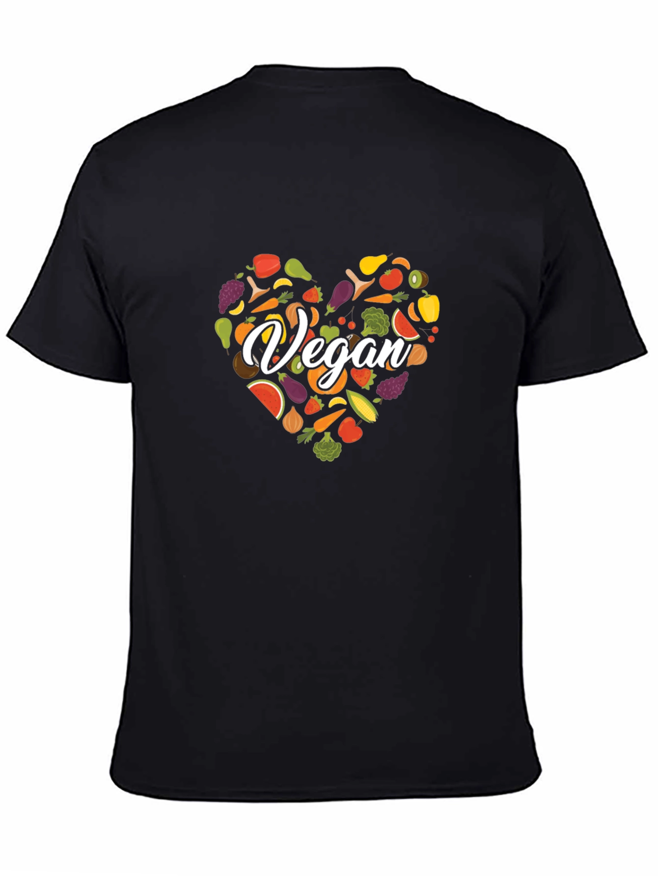 Vegan Heart Graphic Tee - Stylish Unisex Shirt