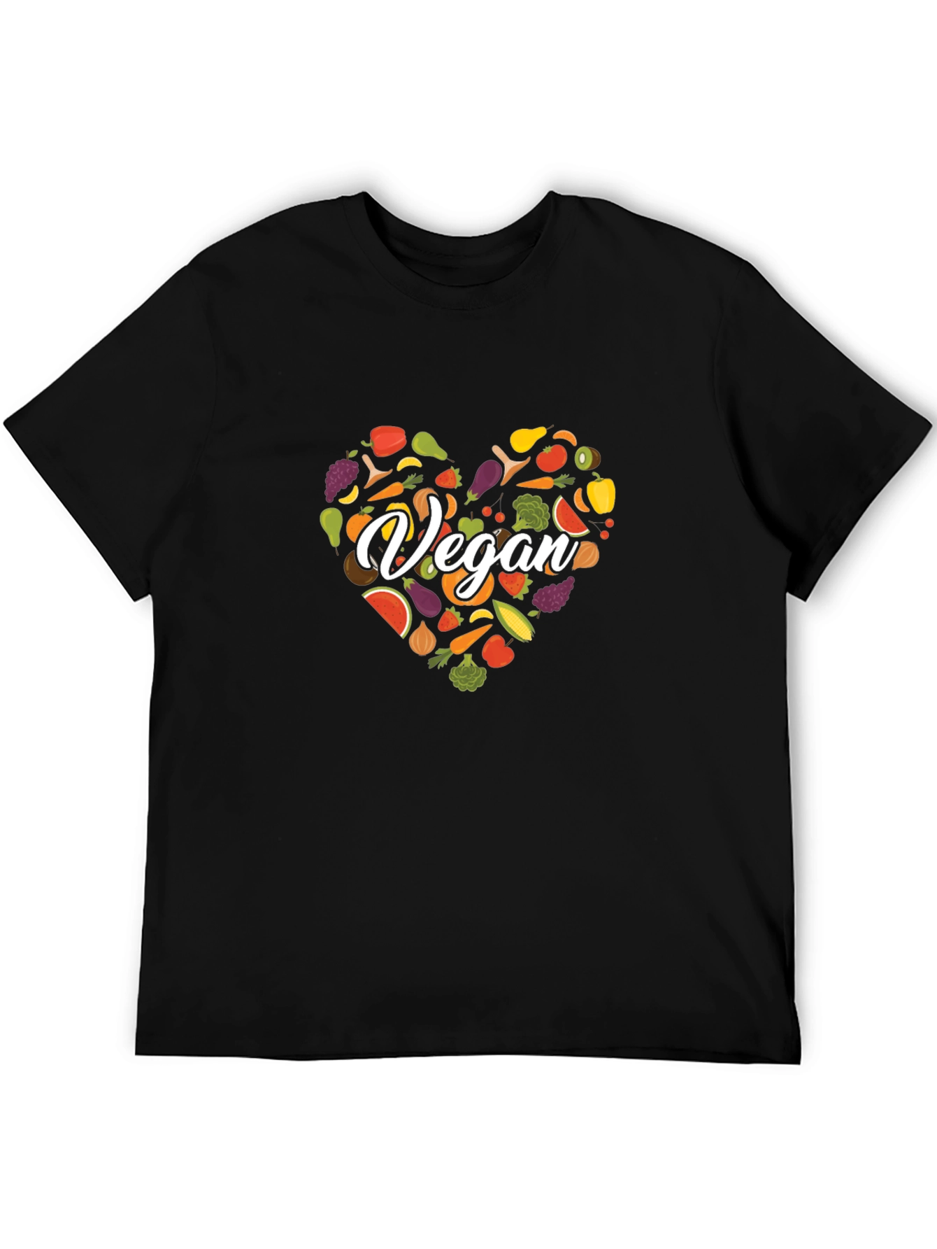 Vegan Heart Graphic Tee - Stylish Unisex Shirt