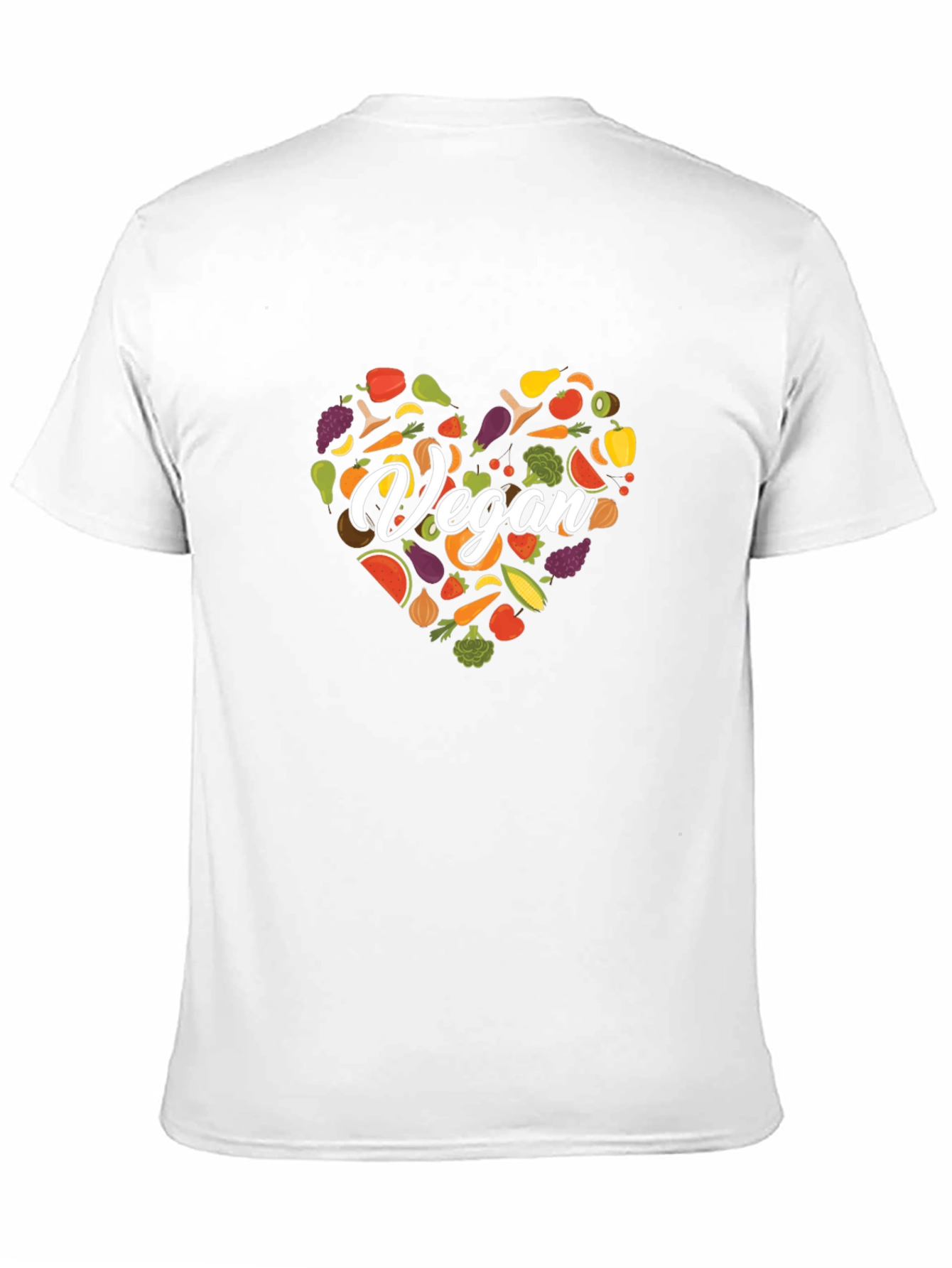 Vegan Heart Graphic Tee - Stylish Unisex Shirt