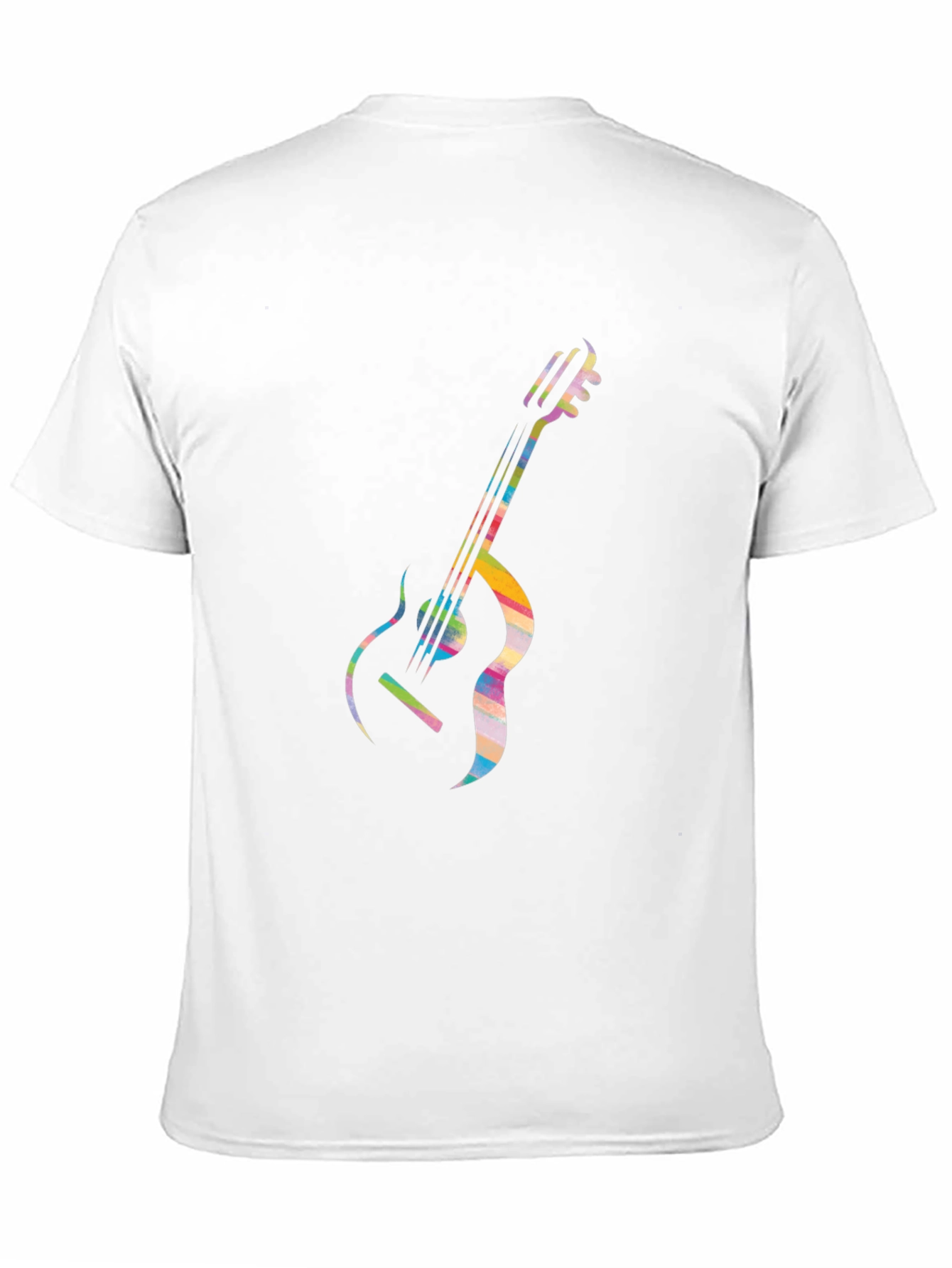 Cool Guitar Graphic Tee - Modern Black T-Shirt