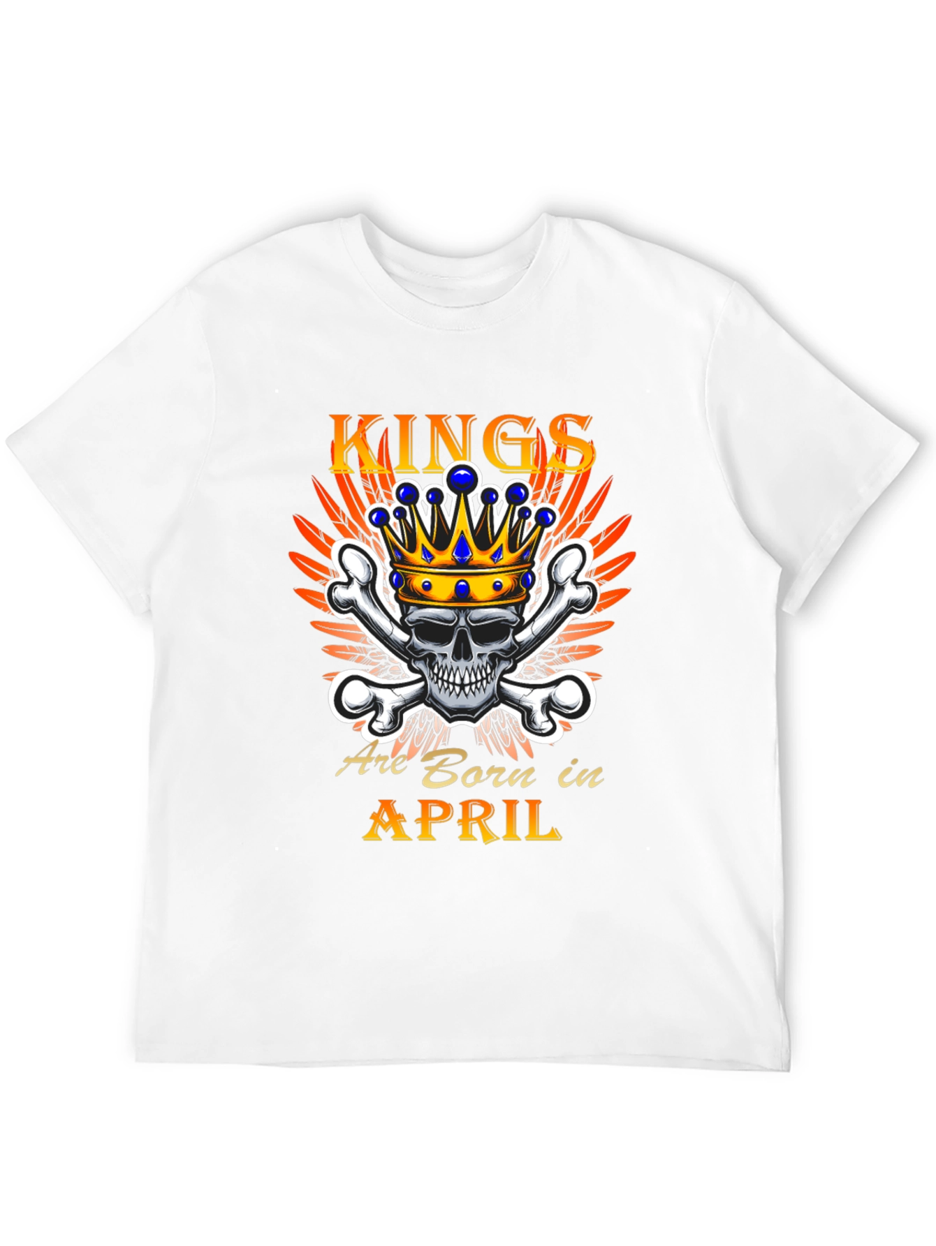 Kings Are Born In April T-Shirt