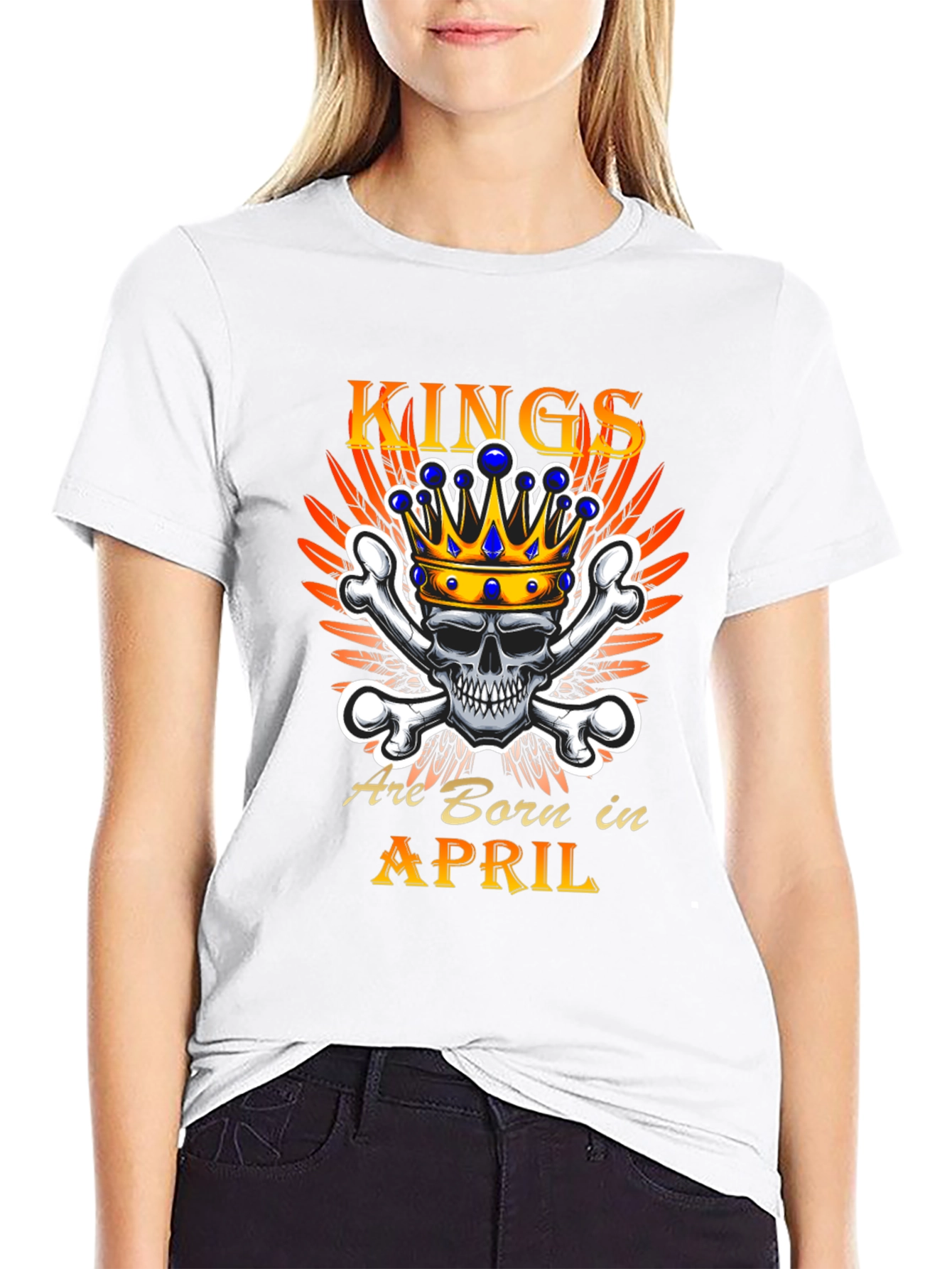 Kings Are Born In April T-Shirt