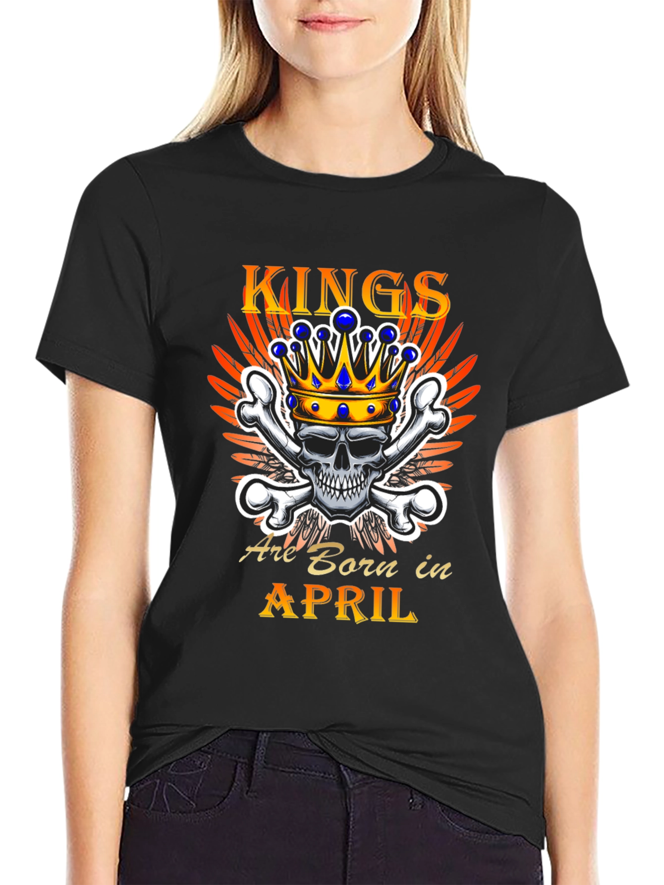 Kings Are Born In April T-Shirt