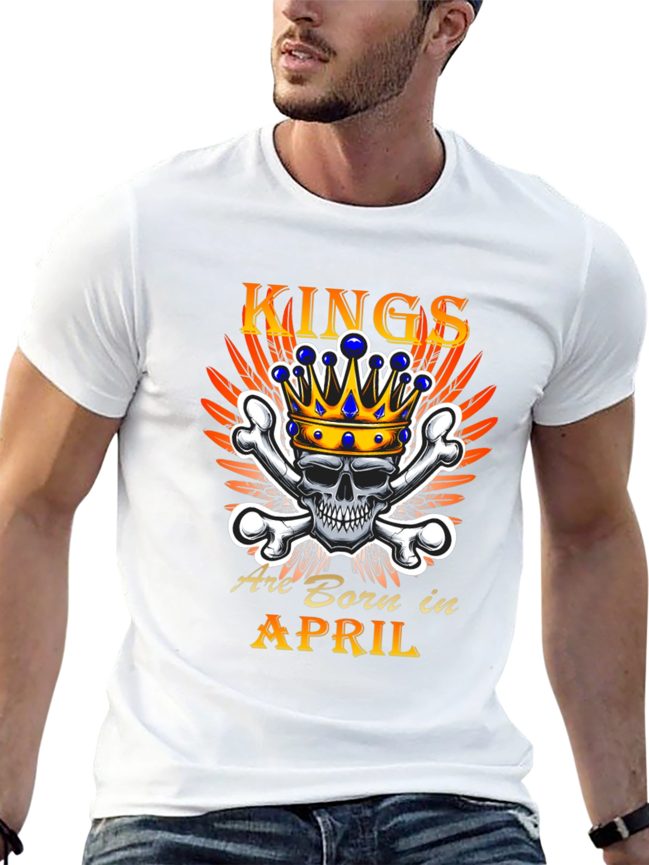 Kings Are Born In April T-Shirt