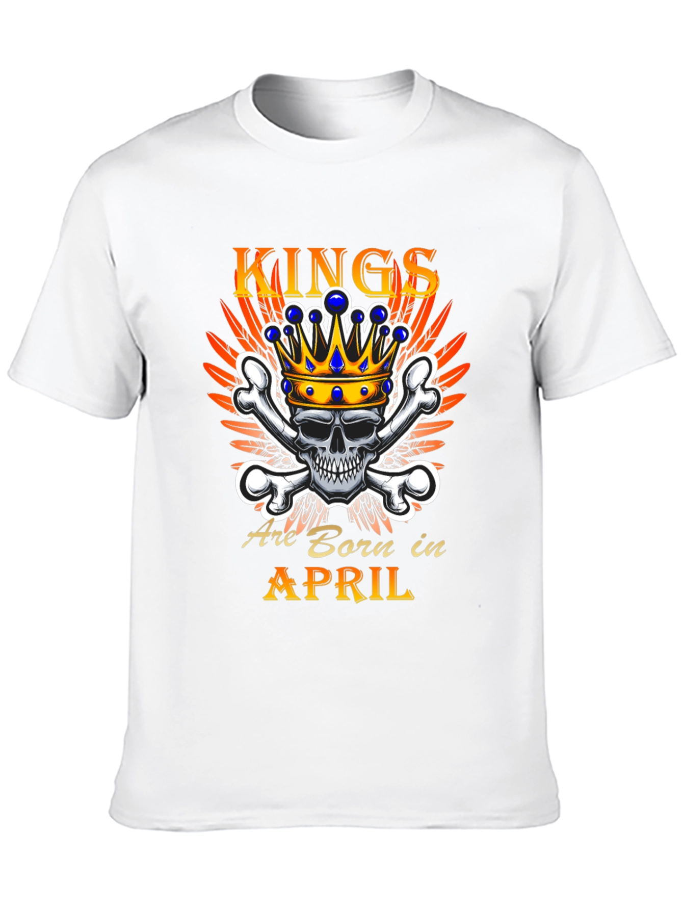 Kings Are Born In April T-Shirt