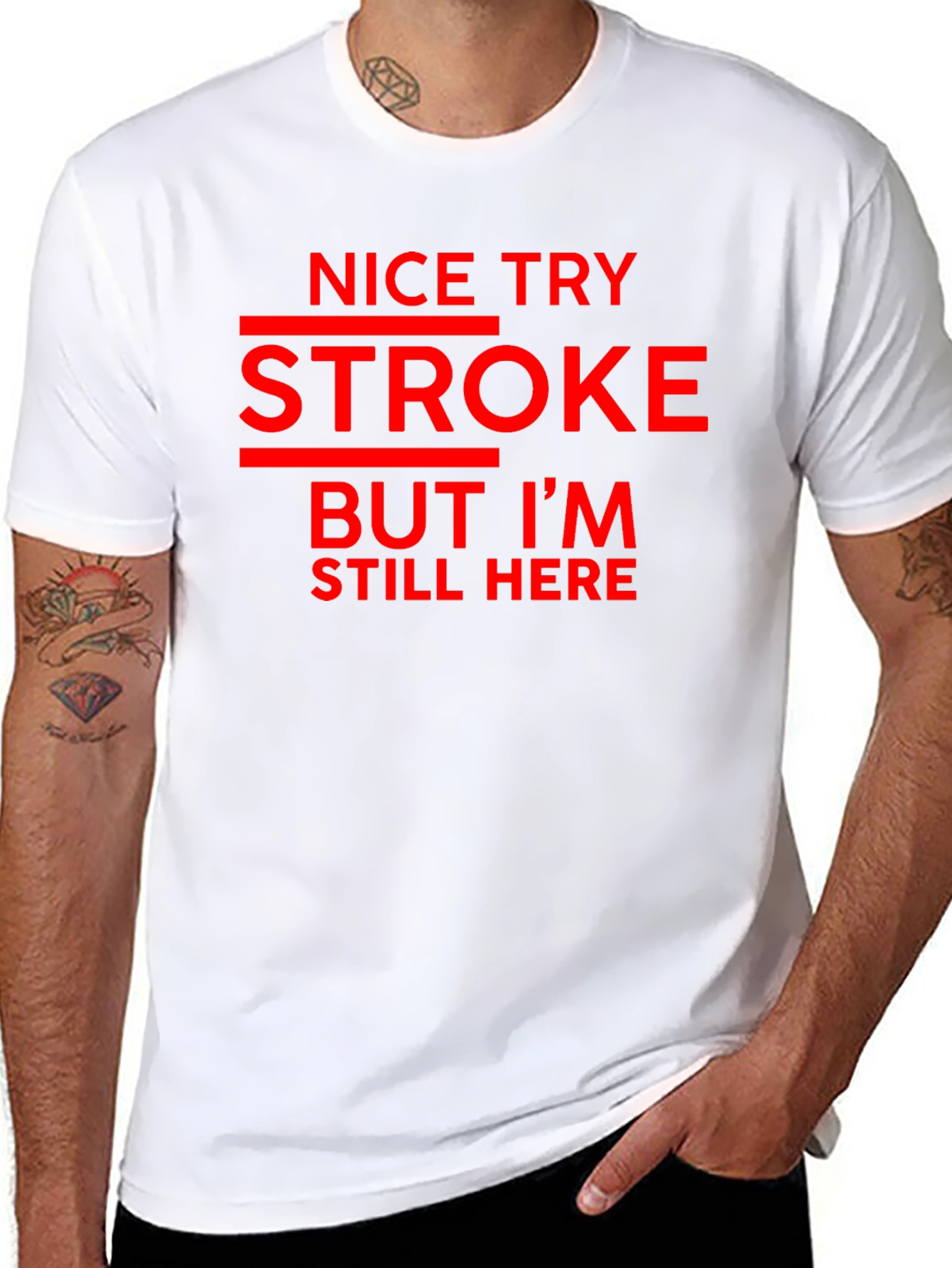 Funny Stroke Survivor Graphic Tee