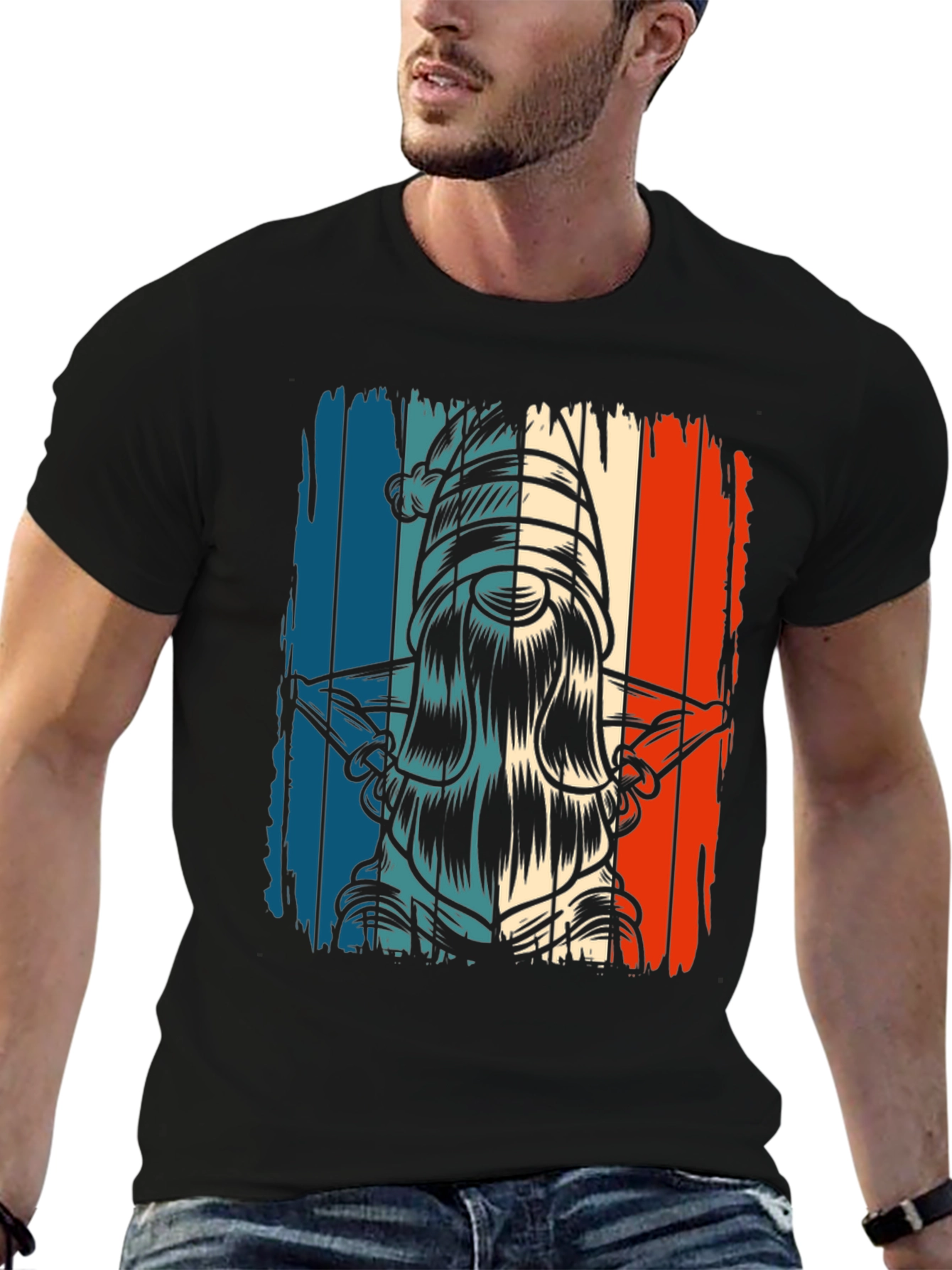 Retro Gnome Graphic T-Shirt