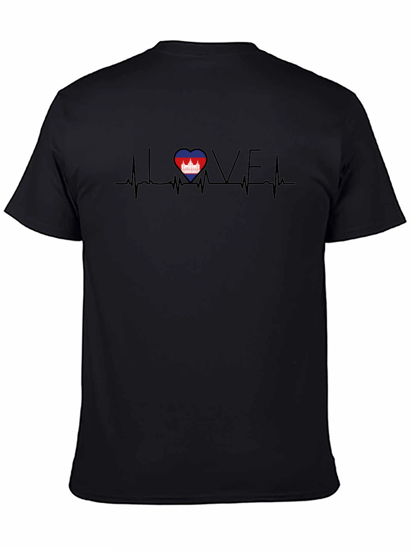 Love Cambodia Heartbeat T-Shirt