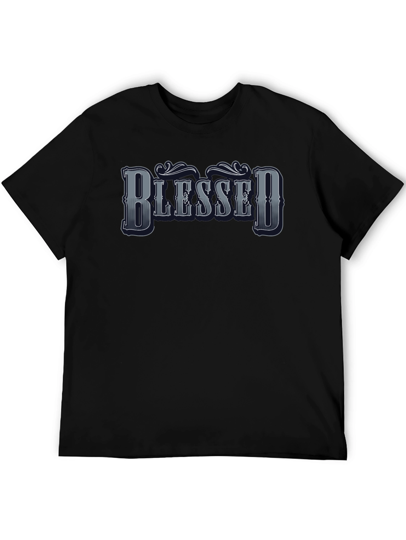 Blessed Graphic Tee - Mens Black T-Shirt