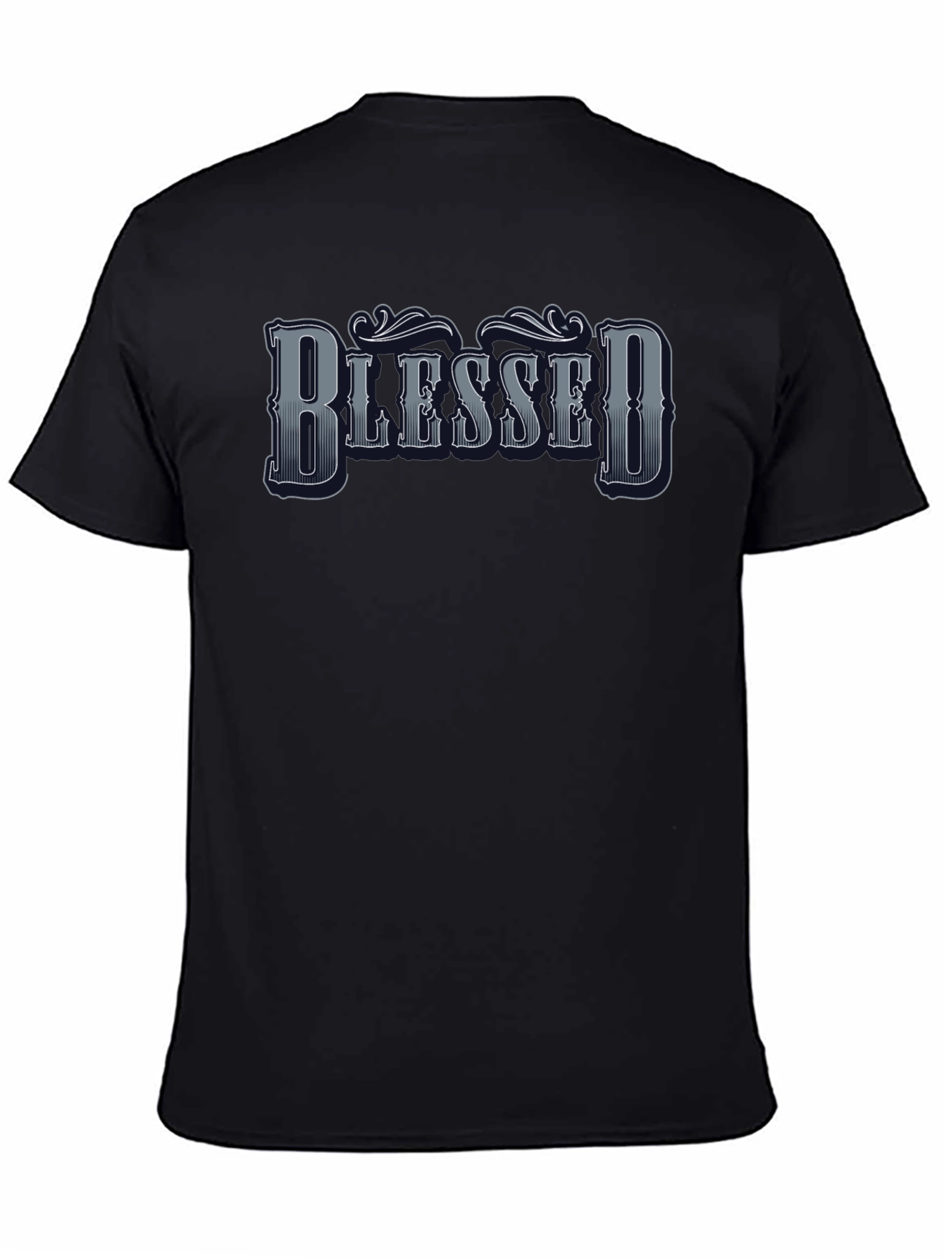 Blessed Graphic Tee - Mens Black T-Shirt