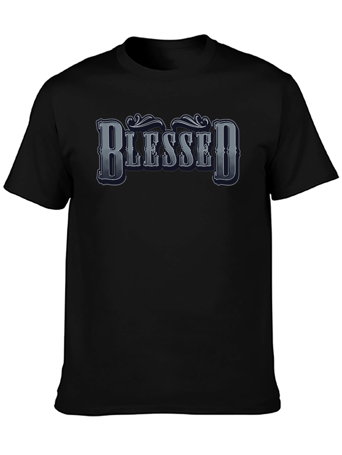 Blessed Graphic Tee - Mens Black T-Shirt