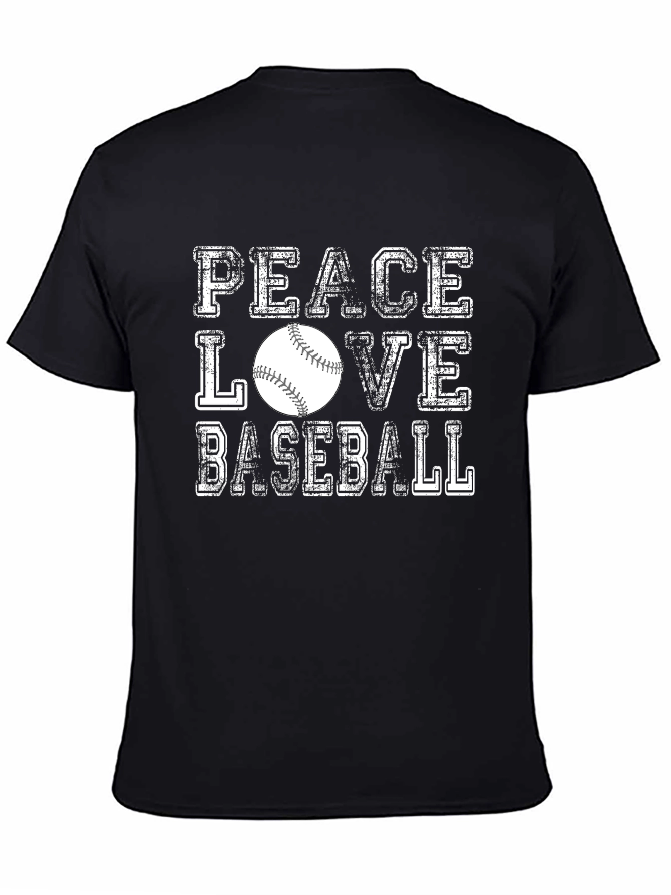 Peace Love Baseball Graphic Tee