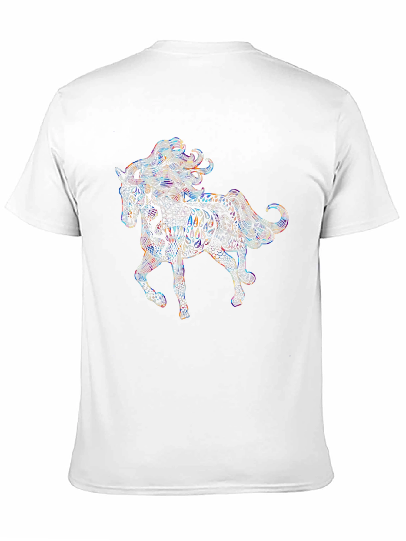 Horse Graphic Tee - Unique Artistic Design